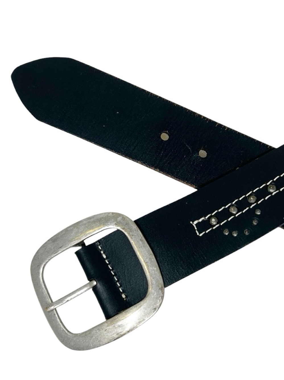 Old Navy Genuine Leather Studded Belt - Picture 3 of 7